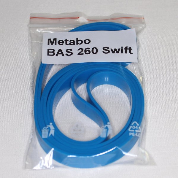 2x Bandsägenbandage / Belagband für Metabo Bandsäge BAS 260 Swift