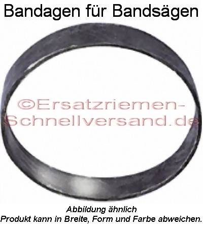 2x Bandsägenbandage / Belagband für Güde Bandsäge HBS 450 / HBS 450-1