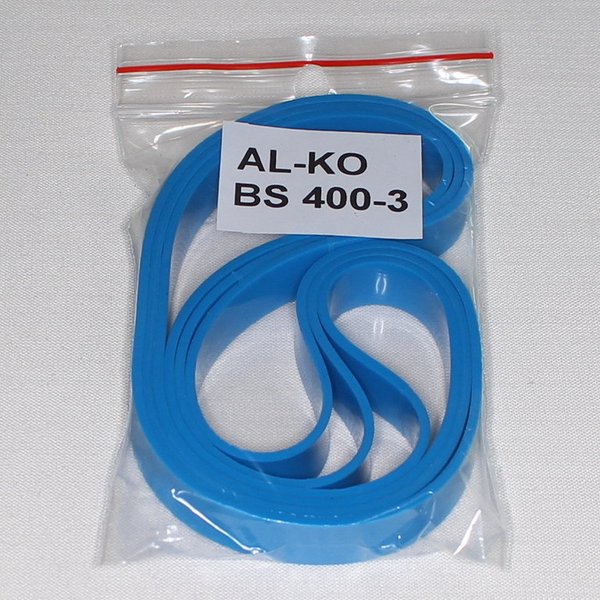3x Bandage Gummi Belagband für AL-KO Bandsäge BS 400/3 / 400-3