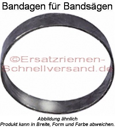 3x Bandage Belagband Gummibelag für Bandsäge Knuth BS 614