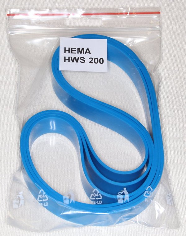 3x Bandsägenbandage / Belagband für Bandsäge HEMA HWS200 / HWS 200