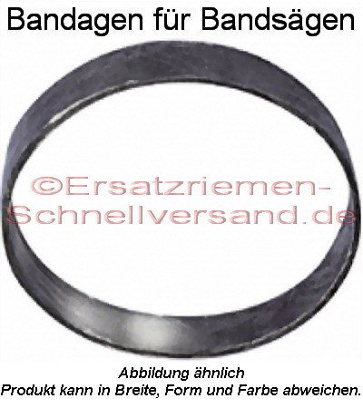 2x Bandage / Belagband / Rollenbelag für Bandsäge Prvomajska SU 4